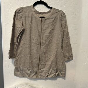 Diane Von Furstenburg Elegant Beige Women's Top S